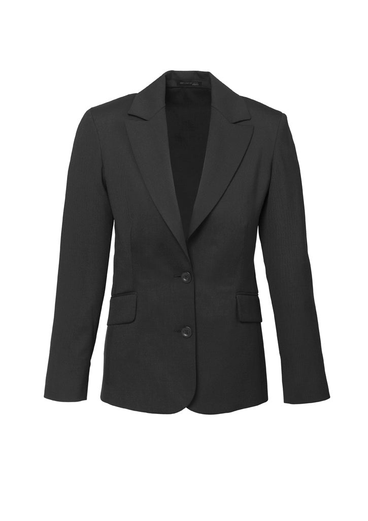 BIZ CORPORATES Womens Comfort Wool Stretch Longline Jacket 64012