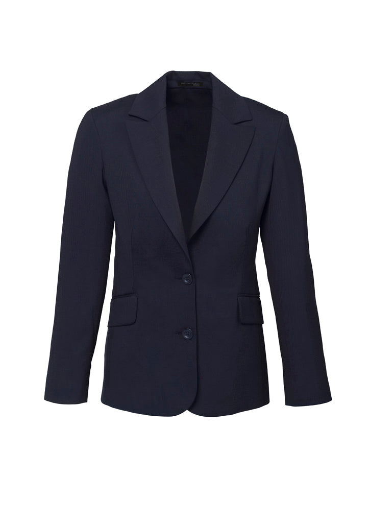 BIZ CORPORATES Womens Comfort Wool Stretch Longline Jacket 64012