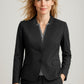 BIZ CORPORATES Womens Comfort Wool Stretch Short Jacket with Reverse Lapel 64013