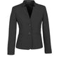 BIZ CORPORATES Womens Comfort Wool Stretch Short Jacket with Reverse Lapel 64013