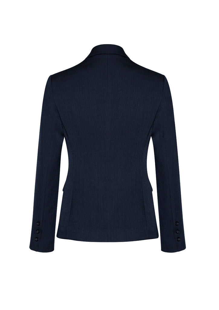 BIZ CORPORATES Womens Comfort Wool Stretch 2 Button Mid Length Jacket 64019