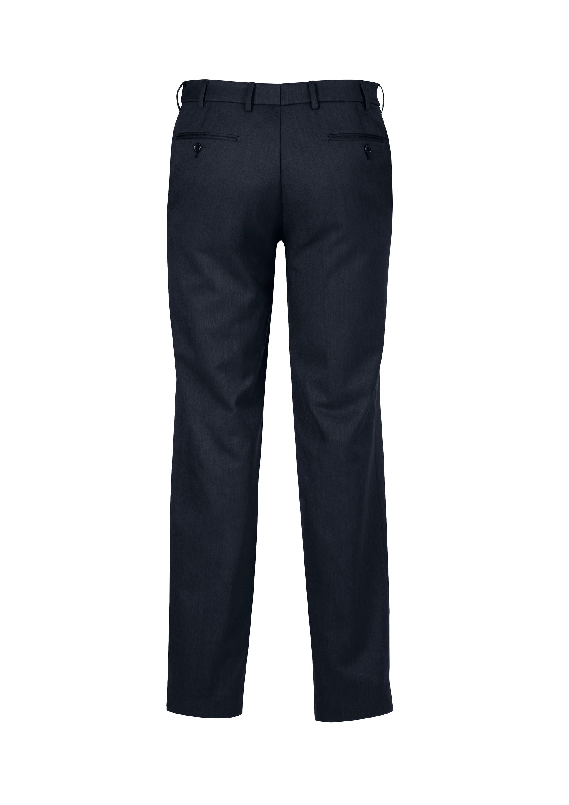 BIZ CORPORATES Mens Cool Stretch Flat Front Pant (Stout) 70112S