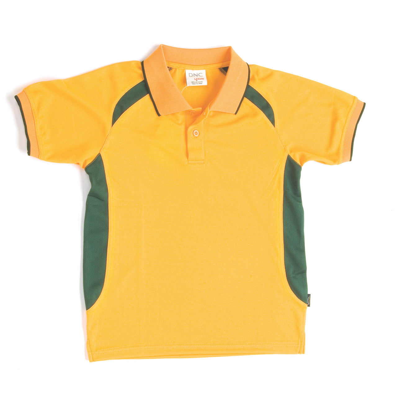 DNC Adults Air Flow Contrast Raglan Mesh Polo 5262
