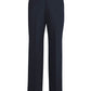 BIZ CORPORATES Mens Comfort Wool Stretch Flat Front Pant 74012
