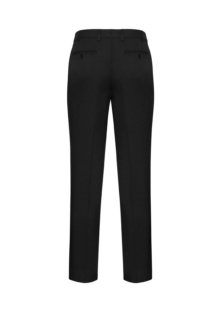BIZ CORPORATES Mens Comfort Wool Stretch Slimline Pant 74013