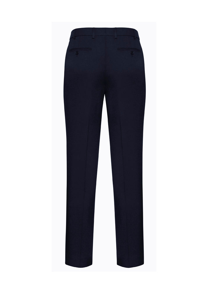 BIZ CORPORATES Mens Comfort Wool Stretch Slimline Pant 74013