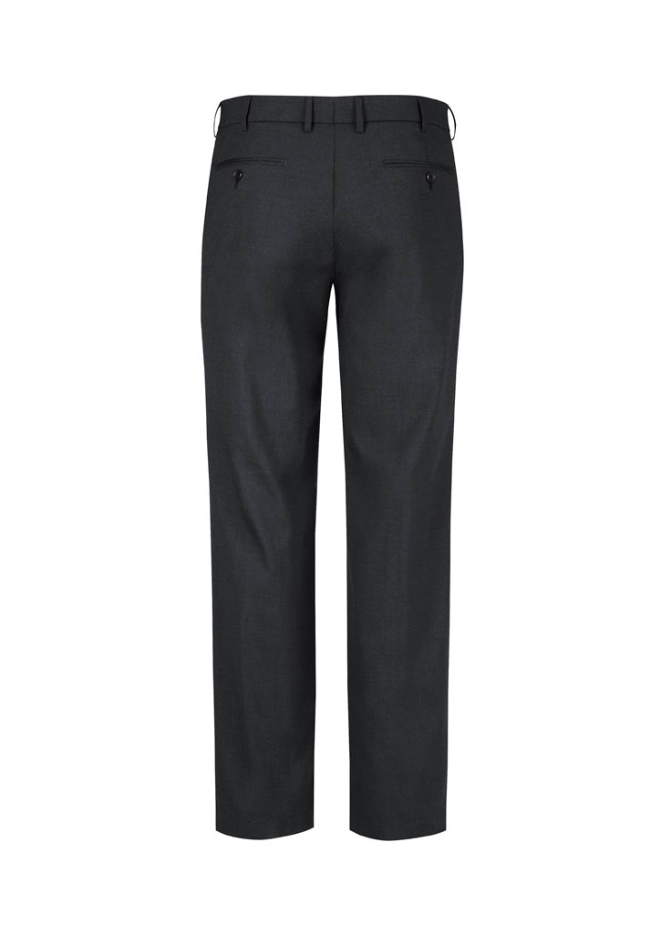 BIZ CORPORATES Mens Comfort Wool Stretch Adjustable Waist Pant 74014