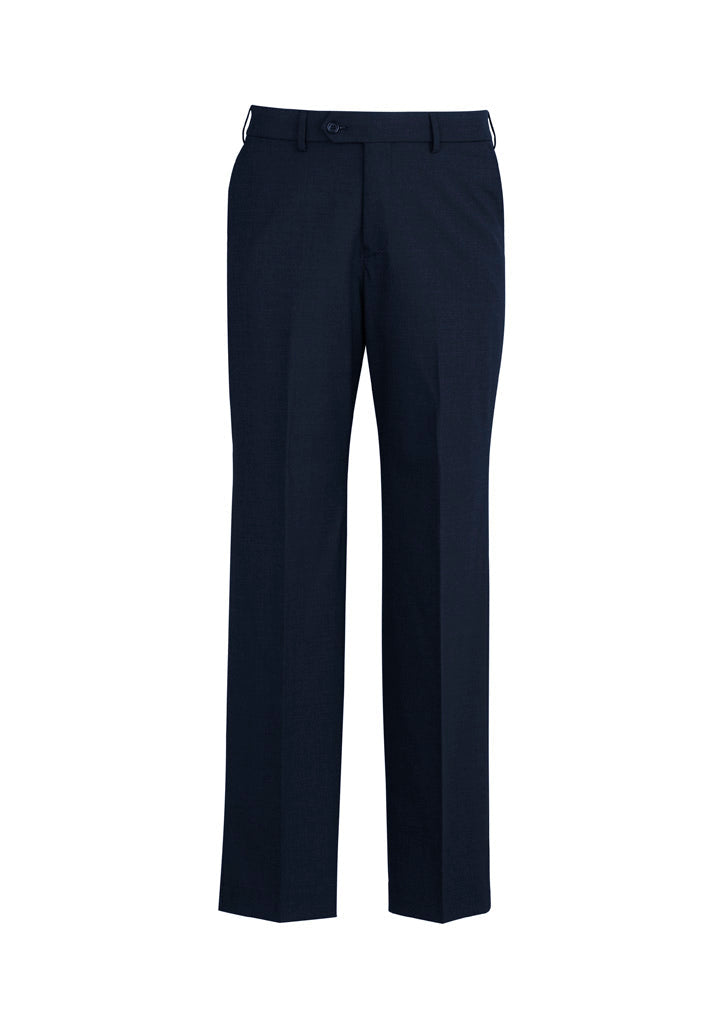 BIZ CORPORATES Mens Comfort Wool Stretch Adjustable Waist Pant 74014