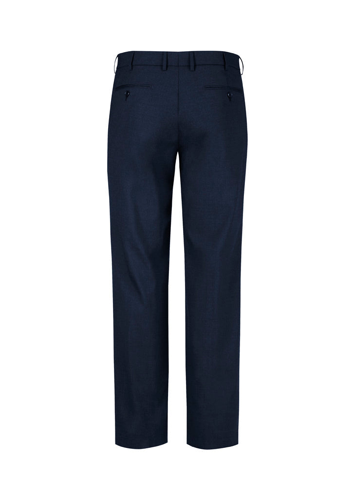 BIZ CORPORATES Mens Comfort Wool Stretch Adjustable Waist Pant 74014