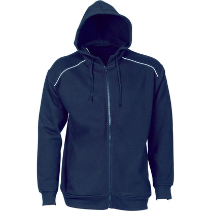 DNC Mens Contast Piping Fleecy Hoodie 5422