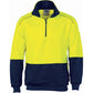 DNC HiVis Two Tone 1/2 Zip Reflective Piping Sweat Shirt 3928