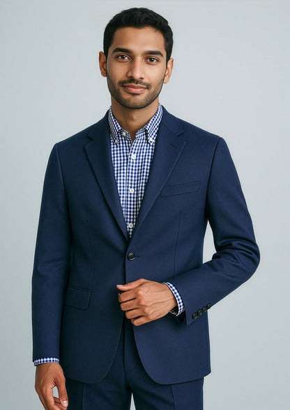 BIZ CORPORATES Mens Cool Stretch 2 Button Classic Jacket 80111