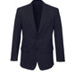 BIZ CORPORATES Mens Comfort Wool Stretch 2 Button Classic Jacket 84011