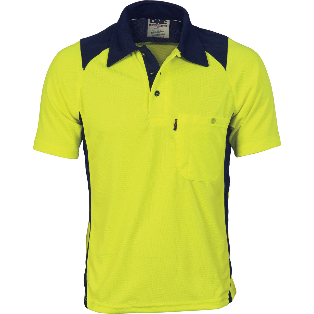 DNC Cool Breathe Action Polo Shirt - Short Sleeve 3893