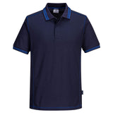 B218 - Two Tone Polo Shirt S/S