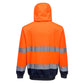 B317 - Hi-Vis Two-Tone Zipped Hoody