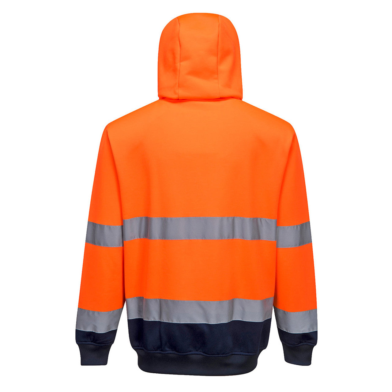 B317 - Hi-Vis Two-Tone Zipped Hoody