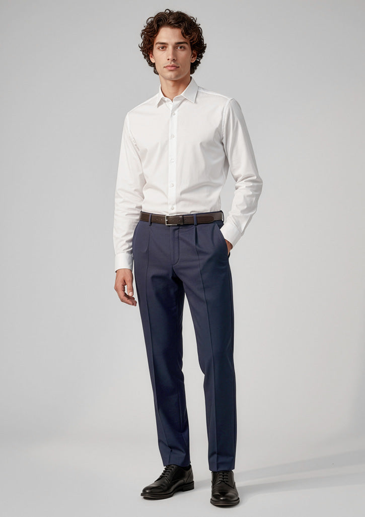 BIZ COLLECTION Mens Classic Pleat Pant BS29110
