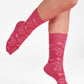 INAURA Pink Unisex Happy Feet Comfort Socks CCS250U