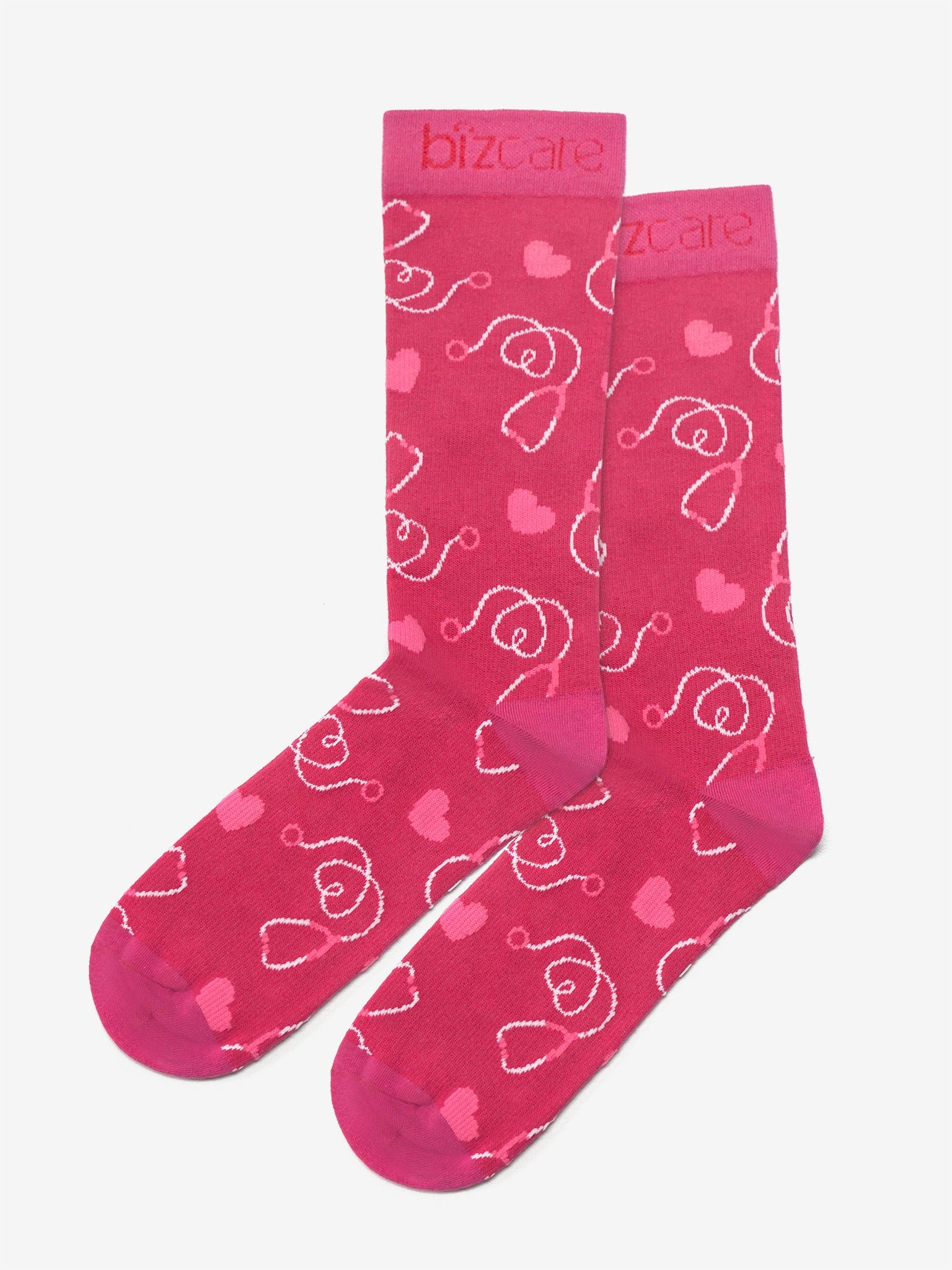 INAURA Pink Unisex Happy Feet Comfort Socks CCS250U