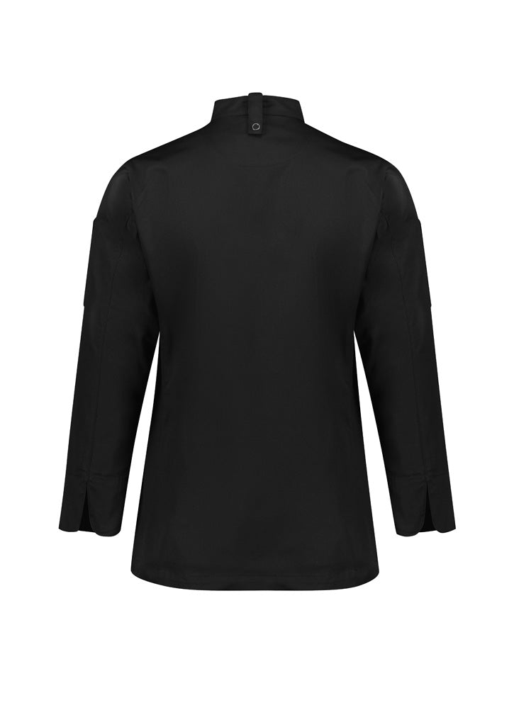 BIZ COLLECTION Womens Al Dente Long Sleeve Chef Jacket CH230LL Clearance