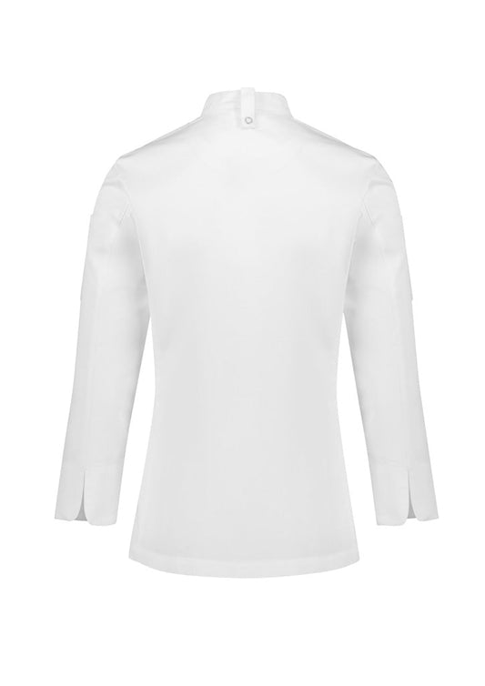 BIZ COLLECTION Womens Al Dente Long Sleeve Chef Jacket CH230LL Clearance