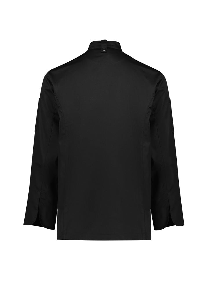 BIZ COLLECTION Mens Al Dente Long Sleeve Chef Jacket CH230ML