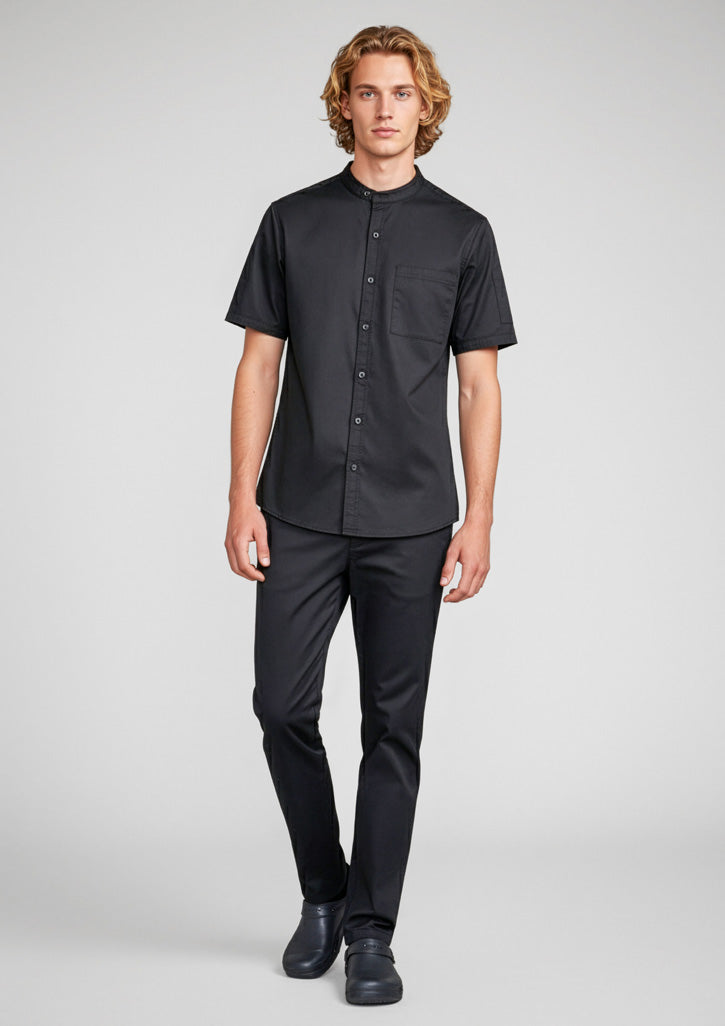 BIZ COLLECTION Mens Salsa Short Sleeve Chef Shirt CH329MS