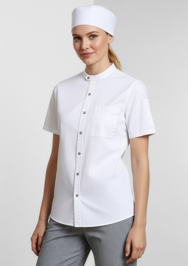 BIZ COLLECTION Mens Salsa Short Sleeve Chef Shirt CH329MS