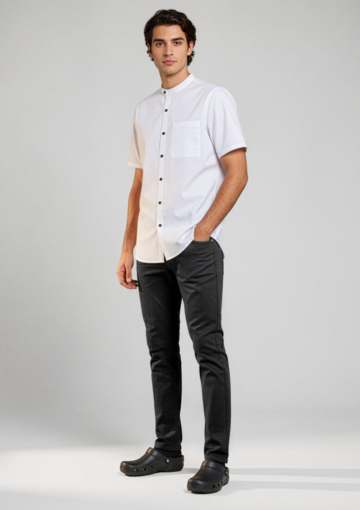BIZ COLLECTION Mens Salsa Short Sleeve Chef Shirt CH329MS
