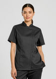 BIZ COLLECTION Womens Alfresco Short Sleeve Chef Jacket CH330LS