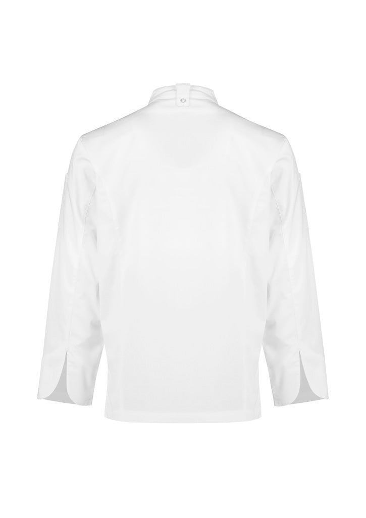 BIZ COLLECTION Mens Alfresco Long Sleeve Chef Jacket CH330ML