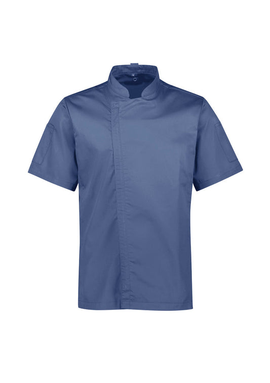 BIZ COLLECTION Mens Alfresco Short Sleeve Chef Jacket CH330MS Clearance