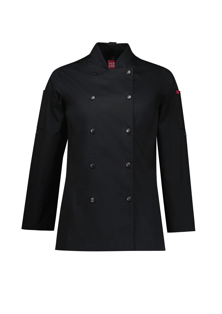 BIZ COLLECTION Womens Gusto Long Sleeve Chef Jacket CH430LL