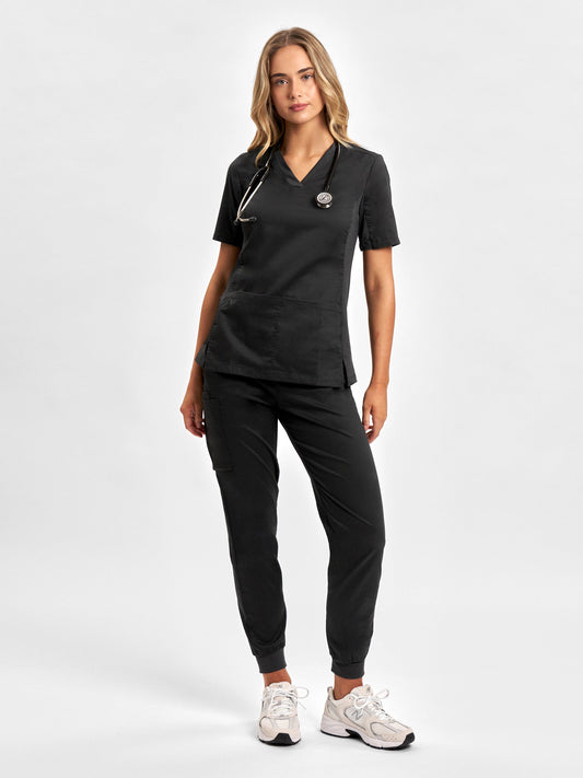 INAURA Riley Womens Slim Leg Jogger Scrub Pant CSP042LL