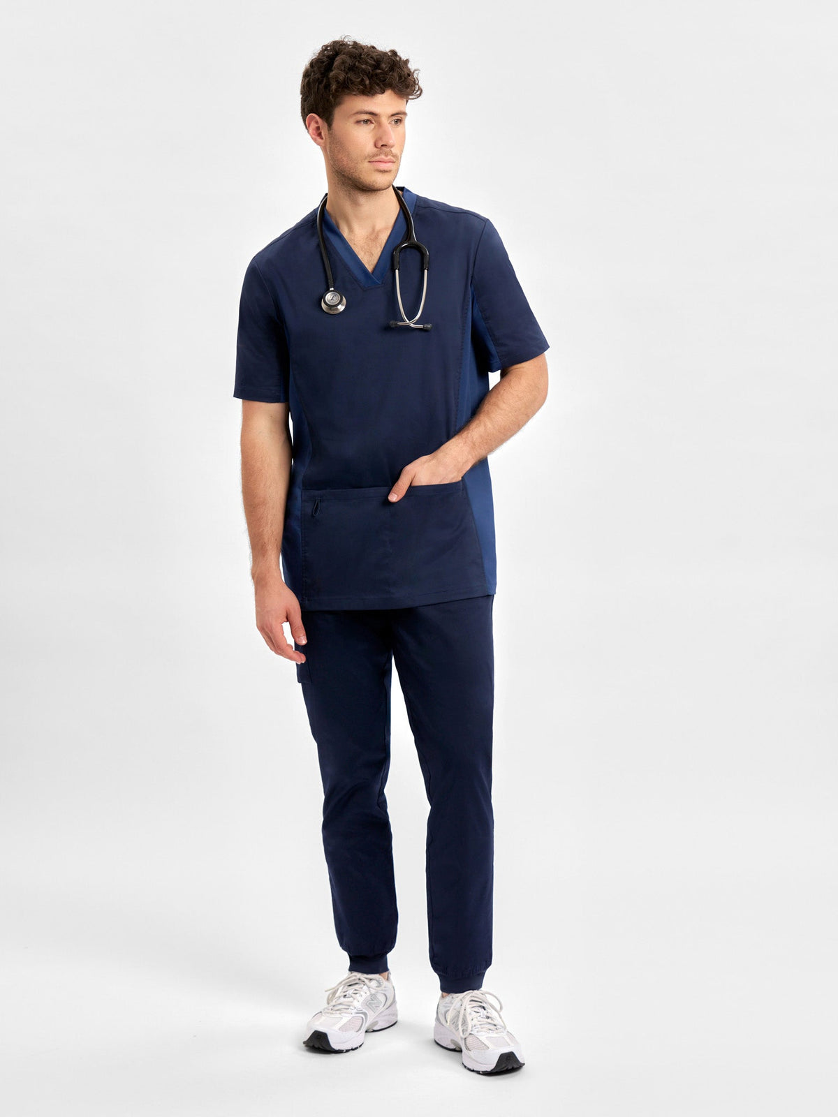 INAURA Riley Mens Slim Leg Jogger Scrub Pant CSP042ML