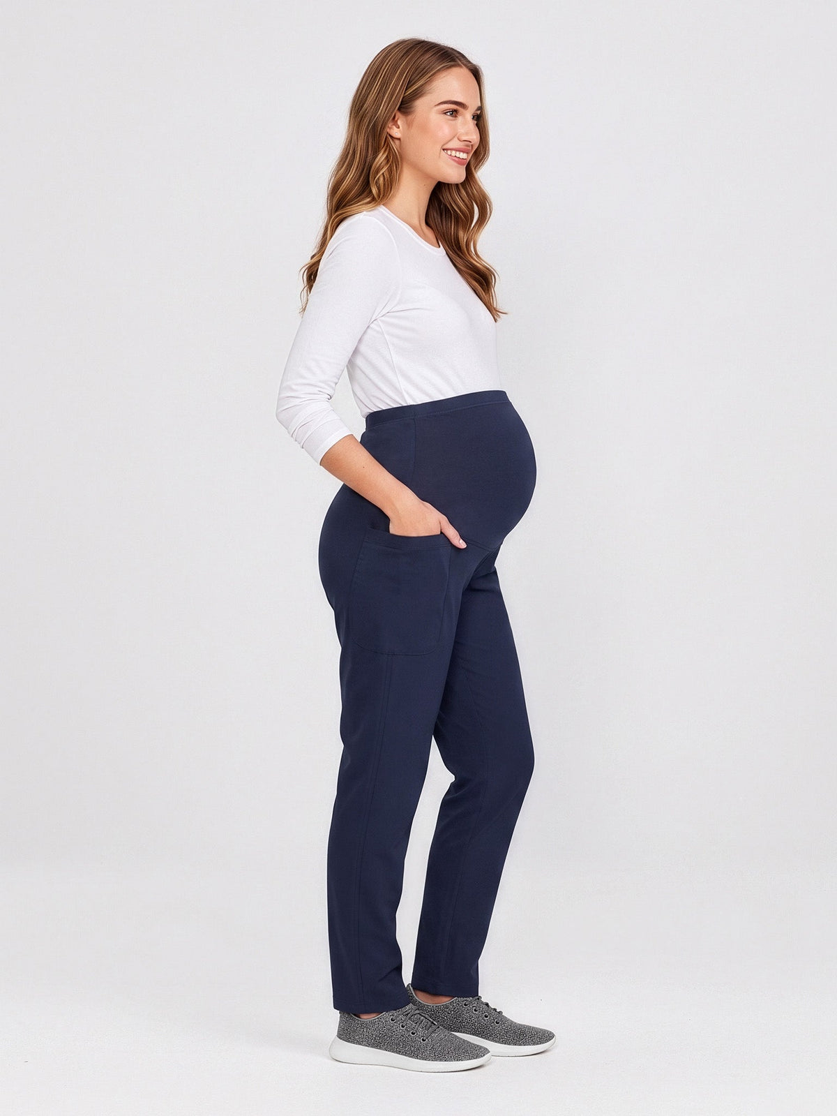 INAURA Rose Womens Maternity Scrub Pant CSP244LL