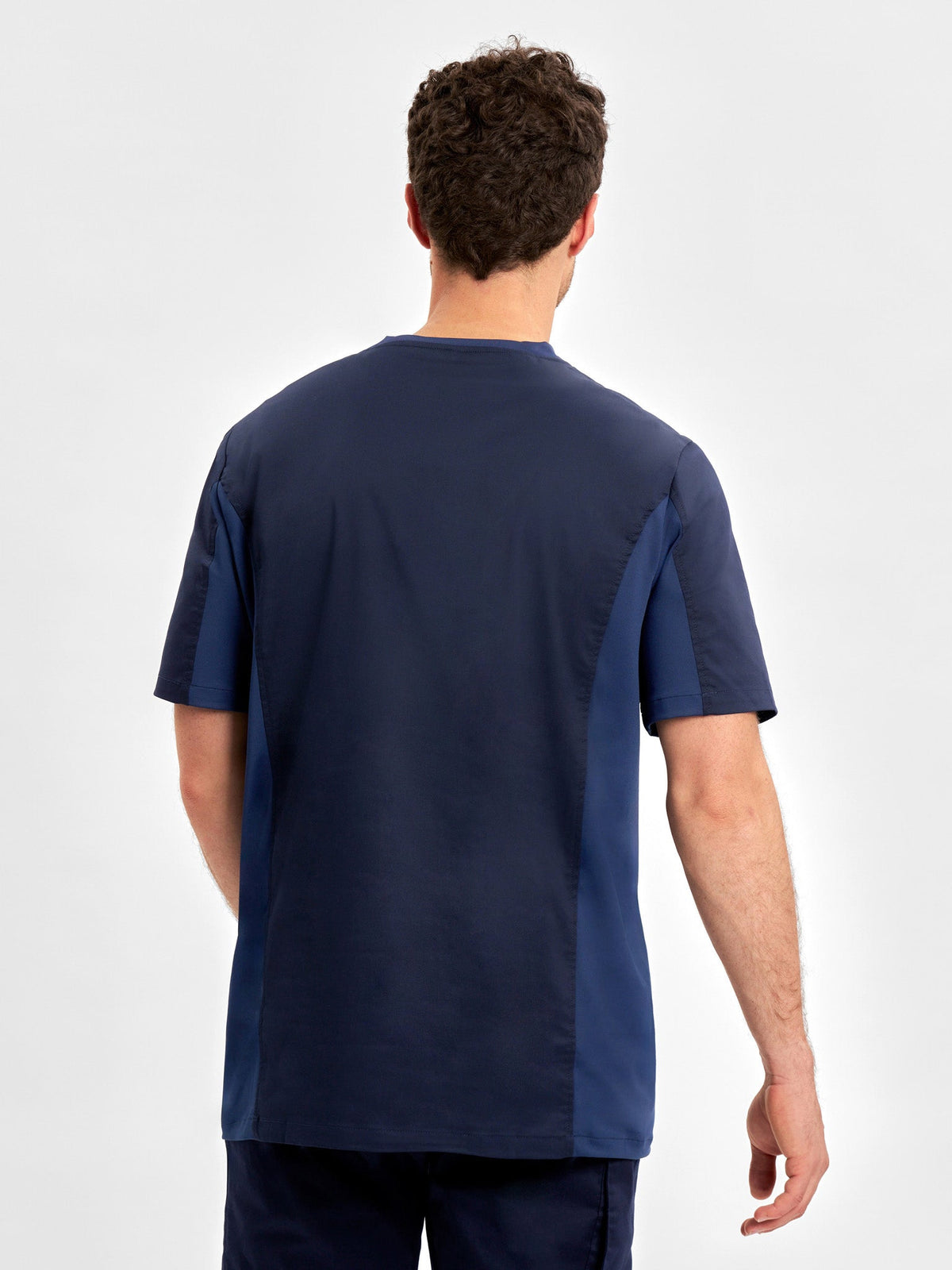 INAURA Riley Mens Stretch Scrub Top CST043MS