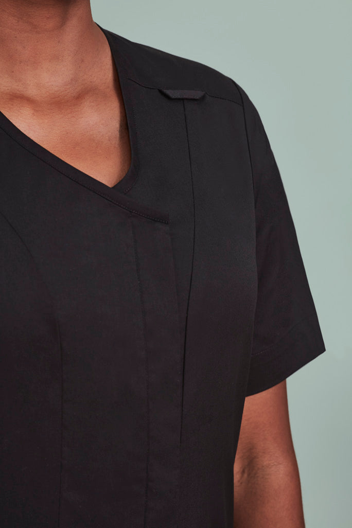 INAURA Parks Womens Zip Front Scrub Top CST240LS