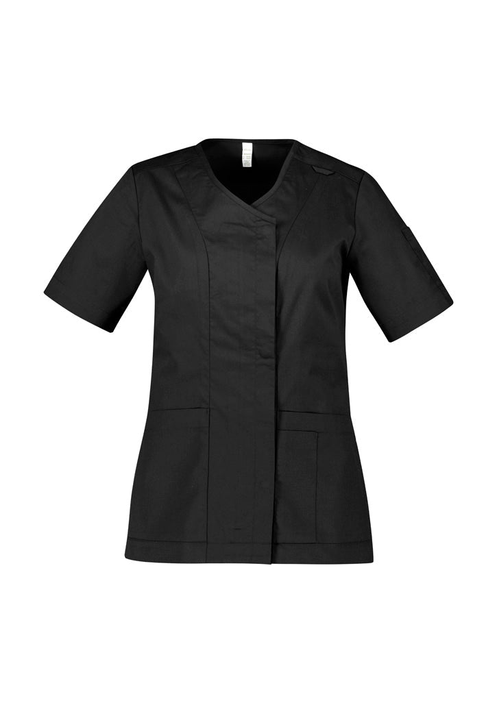 INAURA Parks Womens Zip Front Scrub Top CST240LS