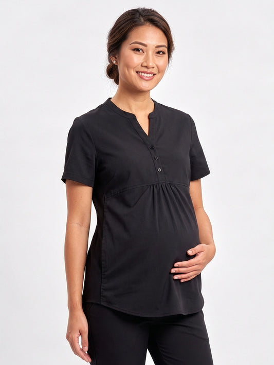 INAURA Rose Womens Tunic Scrub Top CST243LS