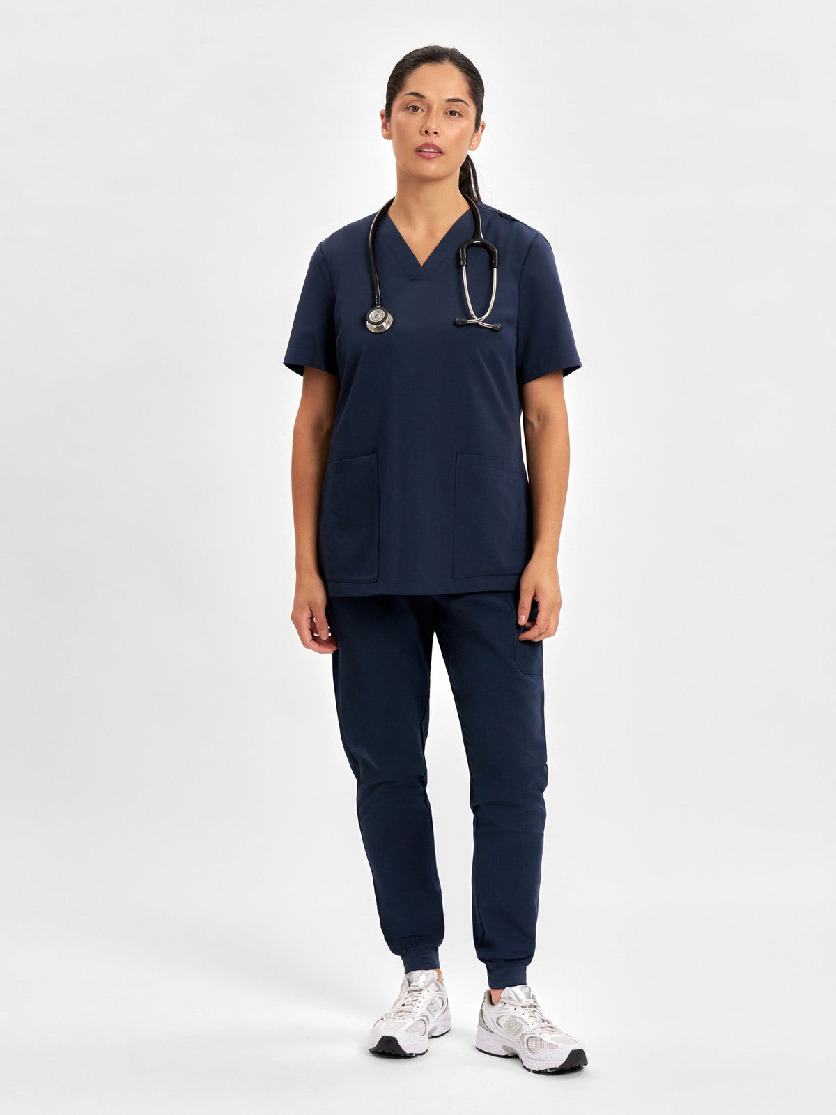 INAURA Pulse Womens V-Neck Scrub Top CU543LS