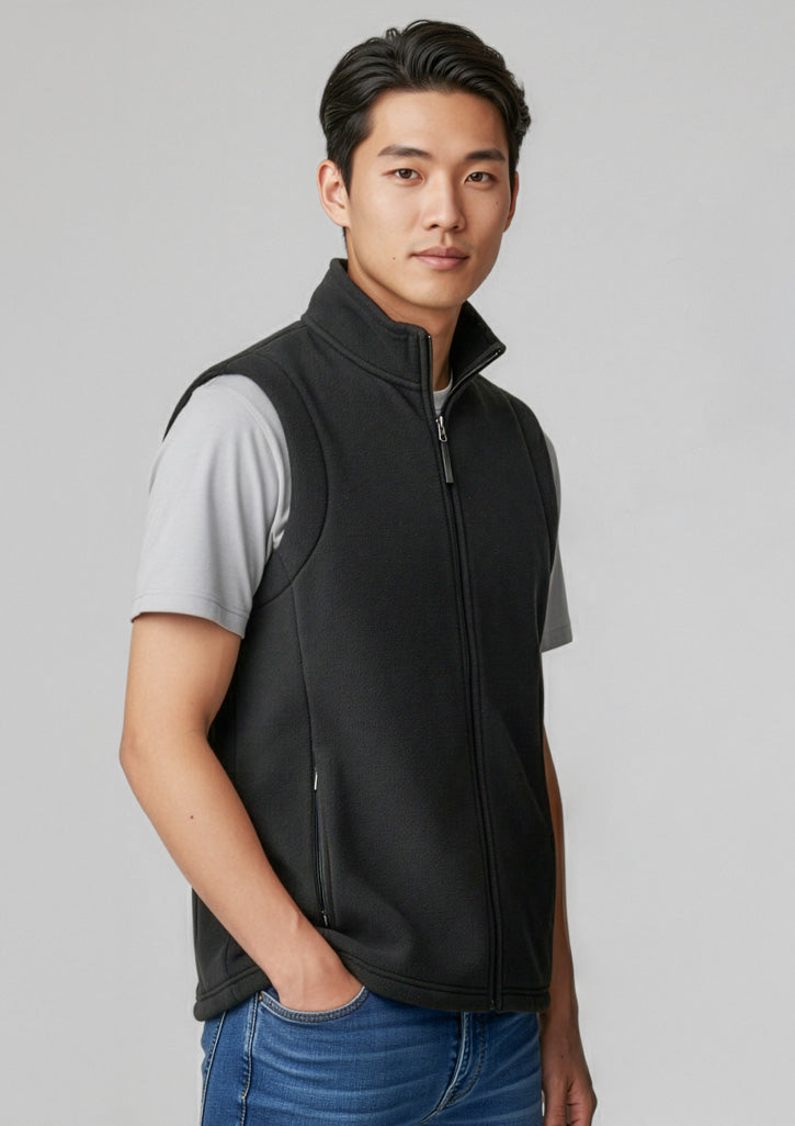 BIZ COLLECTION Mens Plain Vest F233MN
