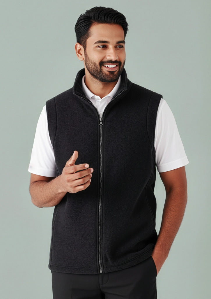 BIZ COLLECTION Mens Plain Vest F233MN