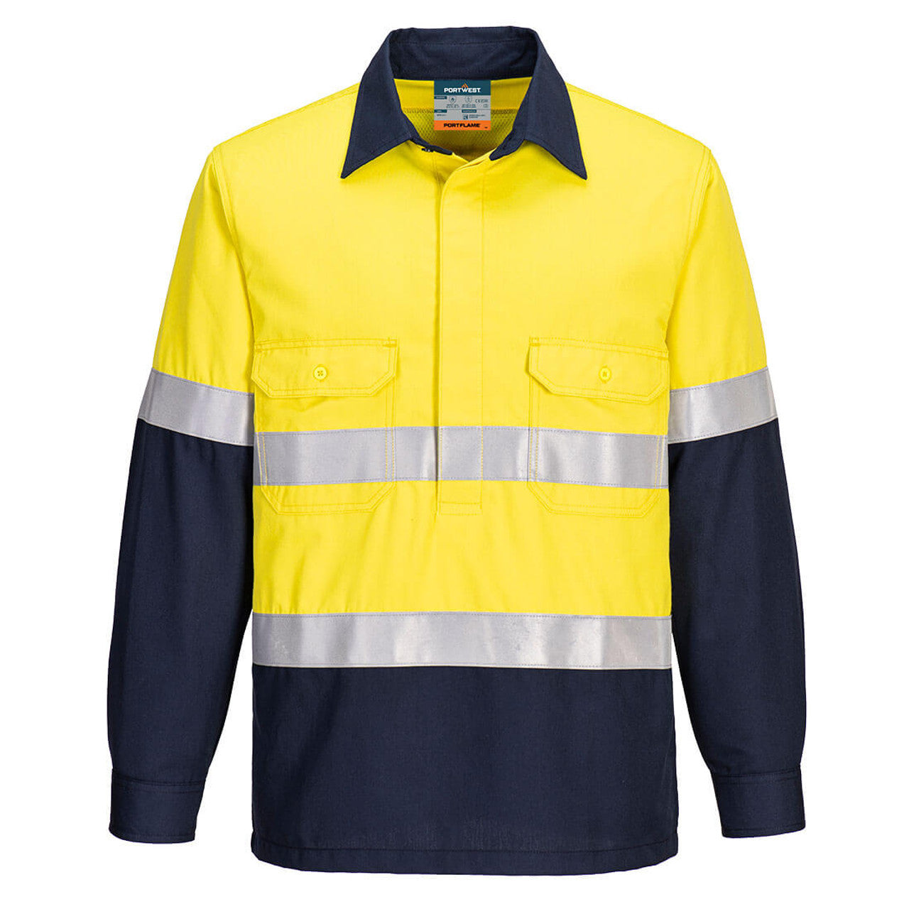 FR713 - Portflame FR Class D/N Two-Tone Vented Shirt