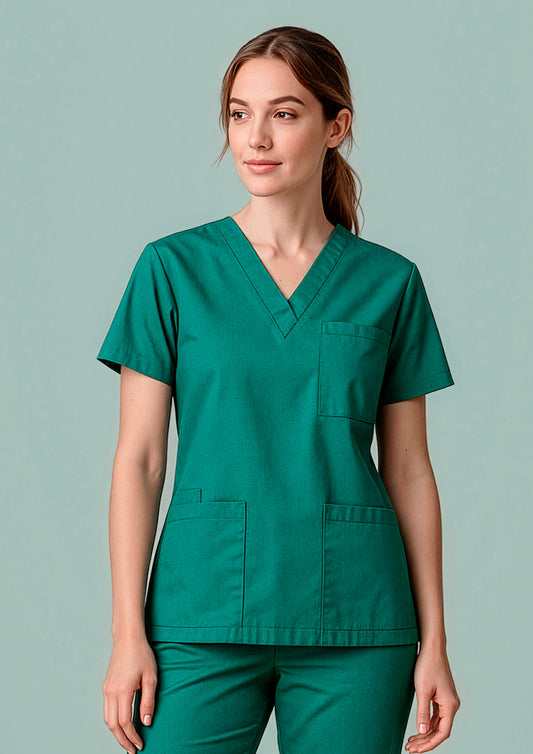 BIZ COLLECTION Unisex Classic Scrub Top H10612