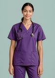 BIZ COLLECTION Womens Classic Scrub Top H10622