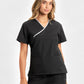 INAURA Classic Womens Contrast Scrub Top H10722