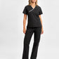 INAURA Classic Womens Contrast Scrub Top H10722