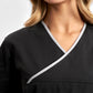 INAURA Classic Womens Contrast Scrub Top H10722